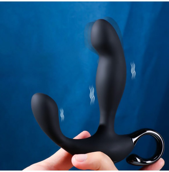 MizzZee - Aladdin Finger Pull Prostate Massager (Chargeable - Black)